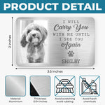 Custom Photo Aluminum Wallet Card - Personalized Pet Memorial Sympathy Gifts For Dog Lovers - They Lived, They Loved, They Purred