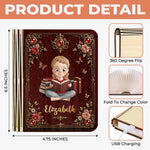 Custom Foldable LED Magic Book Lamp - Personalized Bookish Gifts For Book Lovers, Bookworms, Readers - So Many Books, So Little Time