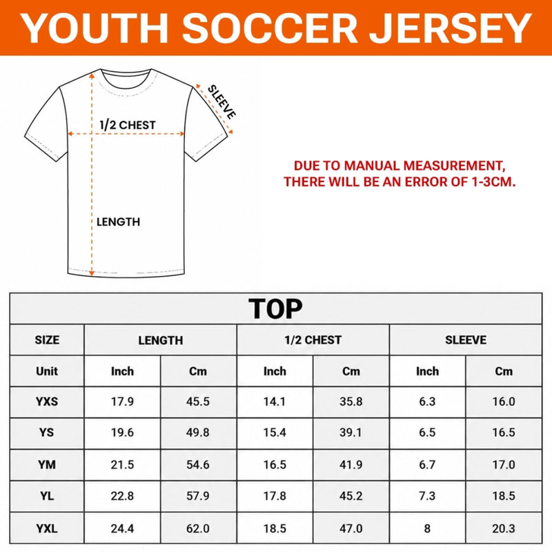 Custom USA World Football Youth Soccer Jersey - Personalized Birthday Gifts For Kids, Football Lovers, Sports Fans, Sports Lovers - Coolest Player In The League