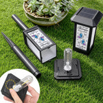 Custom Solar Garden Light - Personalized Memorial Sympathy Gifts For Mom, Dad - Forever Remembered Forever Loved