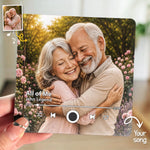 Custom Photo Music Fridge Magnet That Can Play Songs - Personalized Anniversary Wedding Gifts For Husband, Wife - You Are My Favorite Tune