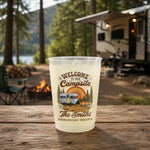 Custom Party Cups - Personalized Summer Vacation And Travel Camping Gifts For Family - Camp Laugh Repeat