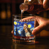 Custom Photo Whiskey Glass - Personalized Anniversary Wedding Gifts For Husband And Wife, Him And Her - Forever And Always