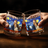 Custom Photo Whiskey Glass - Personalized Anniversary Wedding Gifts For Husband And Wife, Him And Her - Forever And Always