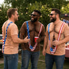 Custom T-shirt - Personalized Funny Gifts For Men - Red White And Ready To Party