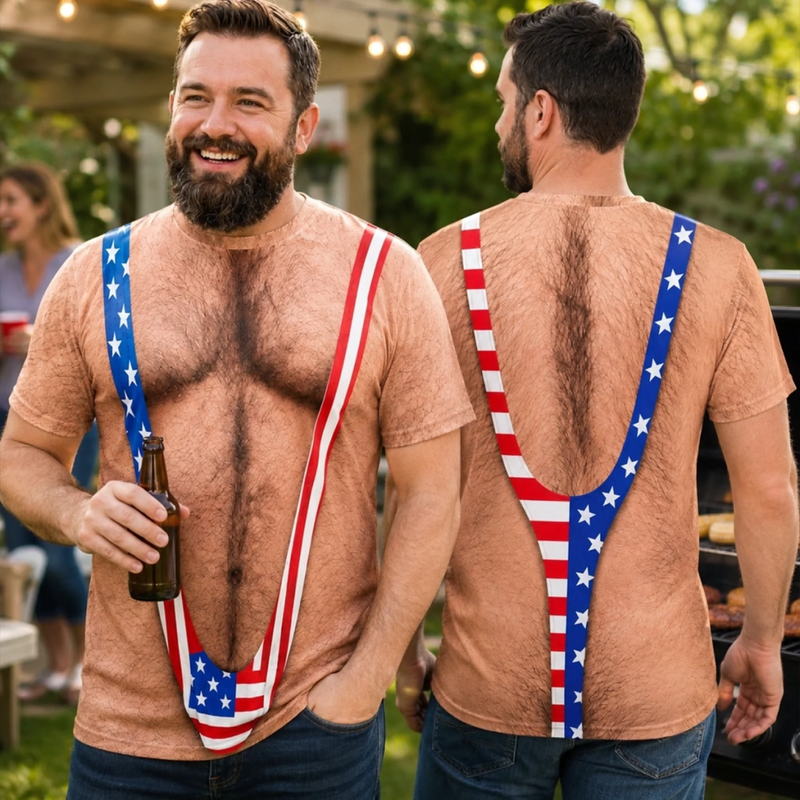 Custom T-shirt - Personalized Funny Gifts For Men - Red White And Ready To Party