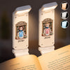 Custom Clip LED Reading Lamp - Personalized Bookish Gifts For Book Lovers, Bookworms, Readers - Reading Is My Happy Place