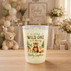 Custom Party Cups - Personalized Baby Shower, Gender Reveal Gifts For New Moms, New Dads, New Parents - A Little Wild One