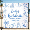Custom Backdrop - Personalized Summer Vacation And Travel Gifts For Best Friends, Family - Sun, Sand And Bridal Plans