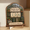 Custom Wooden Tracker Sign - Personalized Bookish Gifts For Book Lovers, Bookworms, Readers - Books Are My Escape