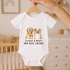 Custom Photo Baby Onesie -  Personalized Baby Shower, Gender Reveal Gifts For New Moms, New Dads, New Parents, Dog Cat Lovers - Newest Member Of The Pack