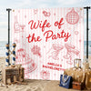 Custom Backdrop - Personalized Summer Vacation And Travel Gifts For Best Friends, Family - Wife Of The Party
