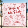 Custom Backdrop - Personalized Summer Vacation And Travel Gifts For Best Friends, Family - Wife Of The Party