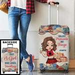 To Travel Is To Live - Travel Personalized Custom Luggage Cover - Summer Vacation Gift, Gift For Adventure Travel Lovers