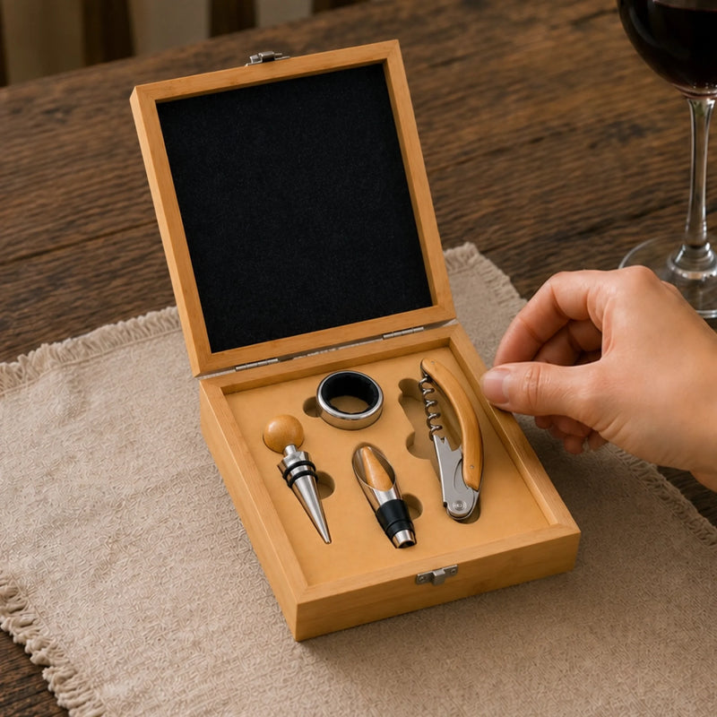 Custom Wine Opener Set - Personalized Birthday Gifts For Dad, Brother, Grandpa, Husband - Built For Greatness