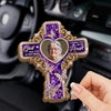 Custom Car Visor Clip - Personalized Memorial Sympathy Gifts For Loss Of Mom, Dad - Forever Loved Beyond Words