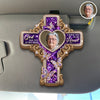 Custom Car Visor Clip - Personalized Memorial Sympathy Gifts For Loss Of Mom, Dad - Forever Loved Beyond Words