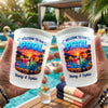 Custom Party Cups - Personalized Summer Vacation And Travel, Poolside Gifts For Best Friends, Family - Drunk On Poolside Summer Energy