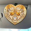 Custom Car Visor Clip - Personalized Memorial Sympathy Gifts For Loss Of Mom, Dad - Loved Beyond Words Always