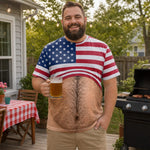 Custom Funny Patriotic T-shirt - Personalized Halloween Costume Birthday Gifts For Men - Too Cool For Tea