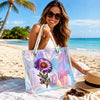 Custom Clear Tote Bag - Personalized Summer Vacation And Travel Gifts For Women, Besties, Sisters, BFF - Sun Sand Serenity