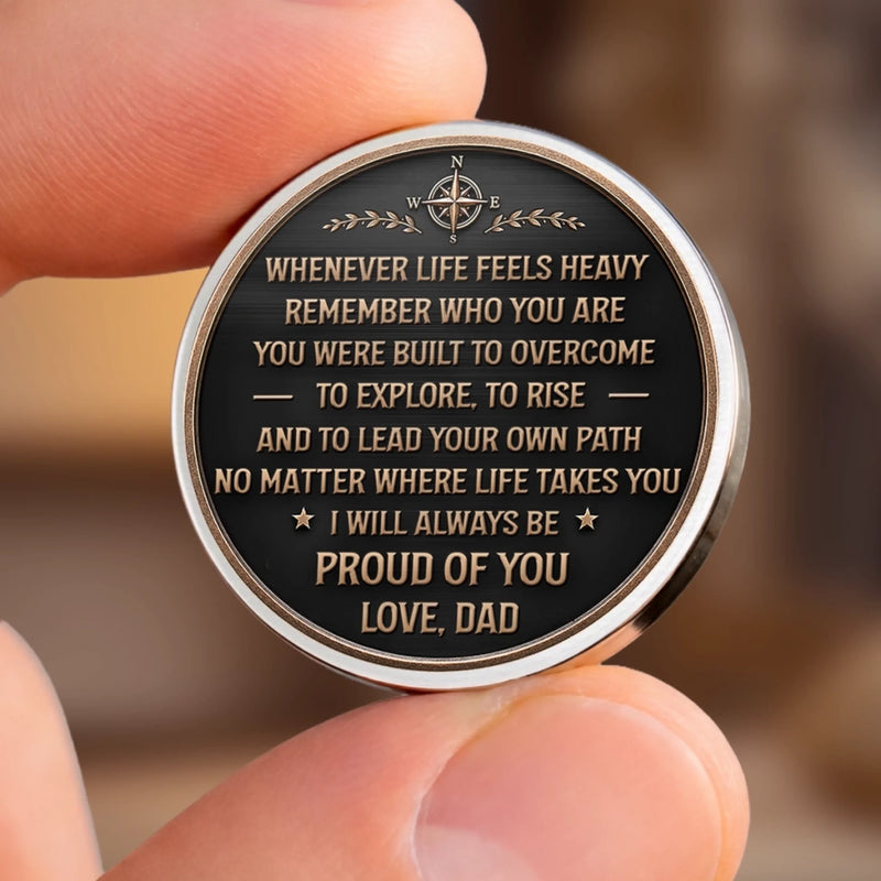 Custom Pocket Hug - Personalized Birthday Gifts For Son - Keep Going, Keep Growing
