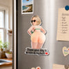 Custom Photo Squishy Acrylic Fridge Magnet – Personalized Anniversary Wedding Gifts For Husband And Wife, Him And Her - Spicy Wife, Happy Life