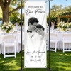 Custom Photo Welcome Banner - Personalized Anniversary Wedding Gifts For Husband And Wife, Him And Her - Blessed To Share This Day With You