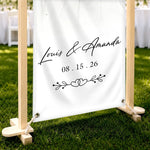 Custom Photo Welcome Banner - Personalized Anniversary Wedding Gifts For Husband And Wife, Him And Her - Blessed To Share This Day With You