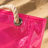 Custom Clear Tote Bag - Personalized Summer Vacation And Travel Gifts For Women, Besties, Sisters, BFF - Sun Sand Smiles