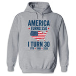 Custom Unisex T-shirt, Premium T-shirt, Hoodie - Personalized America 250th Anniversary Gifts For Men And Women - Land Of The Free, Home Of Me