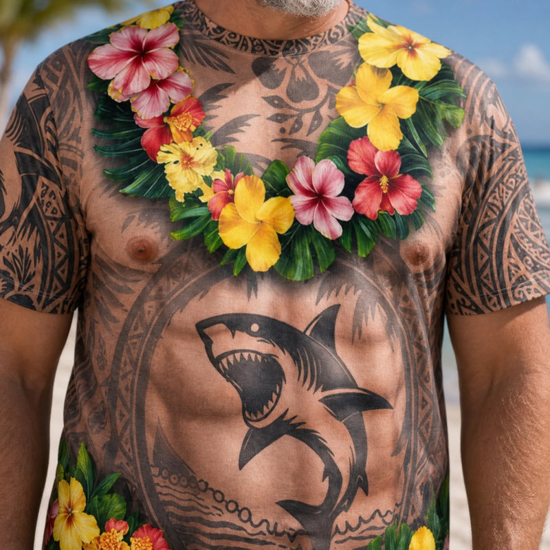 Custom Funny T-shirt - Personalized Birthday Gifts For Men - Aloha And Chill