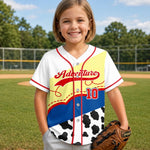 Custom Kids Baseball Jersey - Personalized Birthday Gifts For Kids - Big Dreams Start Small
