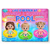 Custom Poolside Home Decor Metal Sign - Personalized Summer Vacation And Travel, Poolside Gifts For Grandma, Grandpa - Pool Days Rule