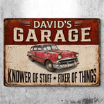 Custom Photo Home Decor Metal Sign - Personalized Birthday Gifts For Men, Man Cave, Dad, Grandpa - The Master Of All Trades Resides Here