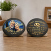 Custom Photo Double-Sided Printed Rock - Personalized Anniversary Wedding Gifts For Husband And Wife, Him And Her - Forever Looks Good On Us