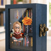 Custom Anxiety Mini Bookshelf Ornament - Personalized Bookish Gifts For Book Lovers, Bookworms, Readers - Books Before Bed