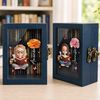 Custom Anxiety Mini Bookshelf Ornament - Personalized Bookish Gifts For Book Lovers, Bookworms, Readers - Books Before Bed