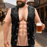 Custom Funny T-shirt - Personalized Halloween Costume Birthday Gifts For Men - Warning Good Looking