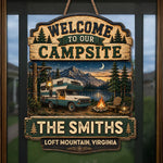 Custom Wood Sign - Personalized Birthday Camping Gifts For Campers, Mom, Dad, Brother, Sister, Kids - Rustic Charm, Endless Memories