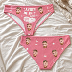 Custom Photo Women Briefs - Personalized Anniversary Wedding Gifts For Husband And Wife, Him And Her - The Luckiest Golfer In The World