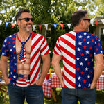 Custom Funny Patriotic T-shirt - Personalized Halloween Costume Birthday Gifts For Men, Women - Liberty And Laughs