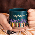 Custom Pottery Mug - Personalized Bookish Gifts For Book Lovers, Bookworms, Readers - Where Stories Bloom