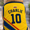 Custom Colombia World Football Pet Jersey - Personalized Birthday Gifts For Football Dog Cat Lovers, Dog Dad And Mom, Cat Owners - Viva Colombia, Furry Edition