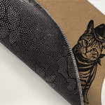 Custom Photo Home Decor Decorative Mat - Personalized Birthday Gifts For Cat Lovers, Cat Mom And Dad - Giddy Up, Kitty Up