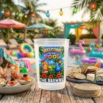 Custom Poolside Party Cups - Personalized Summer Vacation And Travel Gifts For Best Friends, Family - Cool Pool Crew
