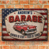 Custom Photo Home Decor Metal Sign - Personalized Birthday Gifts For Men, Man Cave, Dad, Grandpa - One Master Many Trades