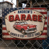 Custom Photo Home Decor Metal Sign - Personalized Birthday Gifts For Men, Man Cave, Dad, Grandpa - One Master Many Trades