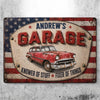 Custom Photo Home Decor Metal Sign - Personalized Birthday Gifts For Men, Man Cave, Dad, Grandpa - One Master Many Trades