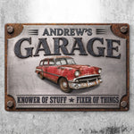 Custom Photo Home Decor Metal Sign - Personalized Birthday Gifts For Men, Man Cave, Dad, Grandpa - Built By A Master